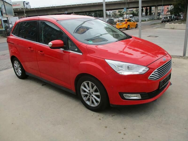 Rot Gebraucht 2015 Ford Grand C-Max Titanium Van / Kleinbus | 6.600 € (Fairer Preis) - Bild 1/4