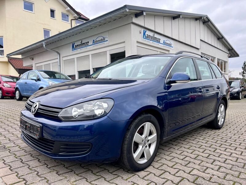 Blau Gebraucht 2010 VW Golf VI Comfortline Kombi | 2.999 € (Superpreis) - Bild 1/4