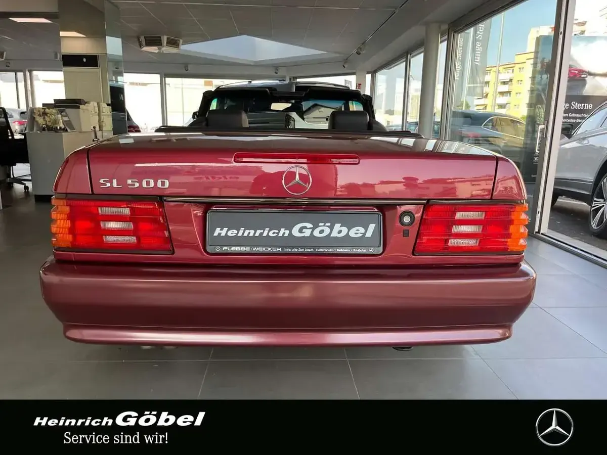 Gebraucht Mercedes SL500 320 PS (235 kW) 1993 Almadinenrot Cabrio