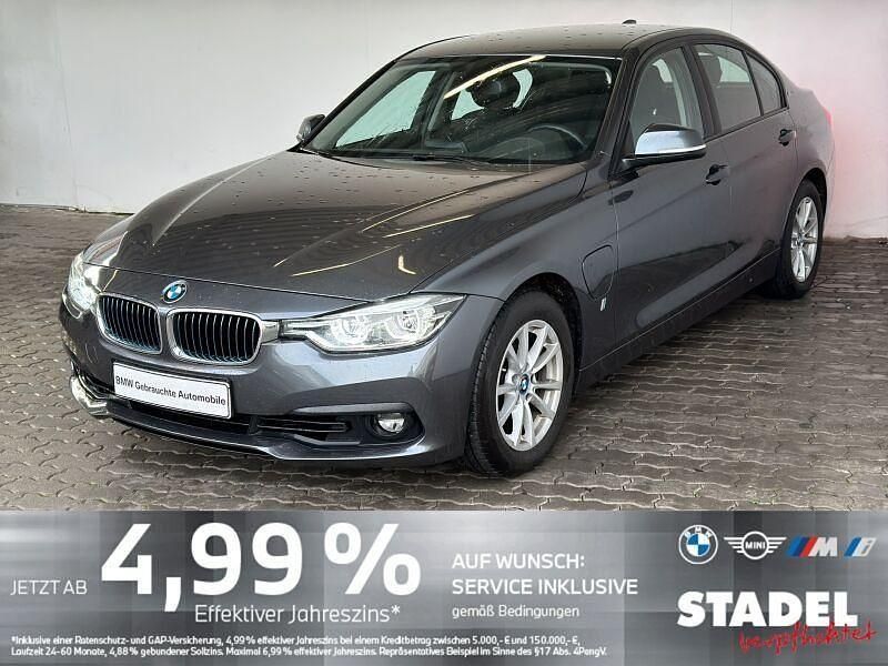 Gebraucht BMW 330e Advantage 184 PS (135 kW) 2018 Mineralgrau metallic Limousine