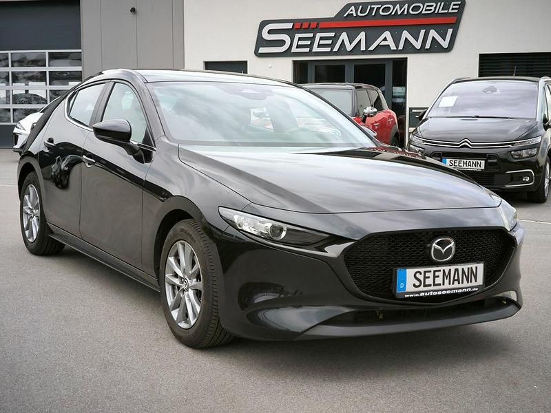 Gebraucht Mazda 3 Prime-Line 122 PS (89 kW) 2023 Schwarz Limousine