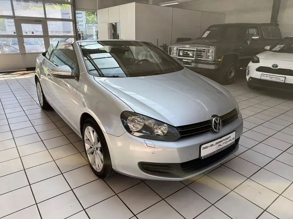 Gebraucht VW Golf 105 PS (77 kW) 2011 Reflexsilber Cabrio