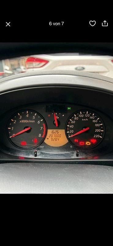 Gebraucht Nissan Micra 65 PS (47 kW) 2009 Rot Kleinwagen