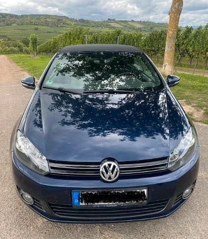 Blau Gebraucht 2012 VW Golf Cabriolet Cabrio | 7.500 € (Guter Preis) - Bild 1/4
