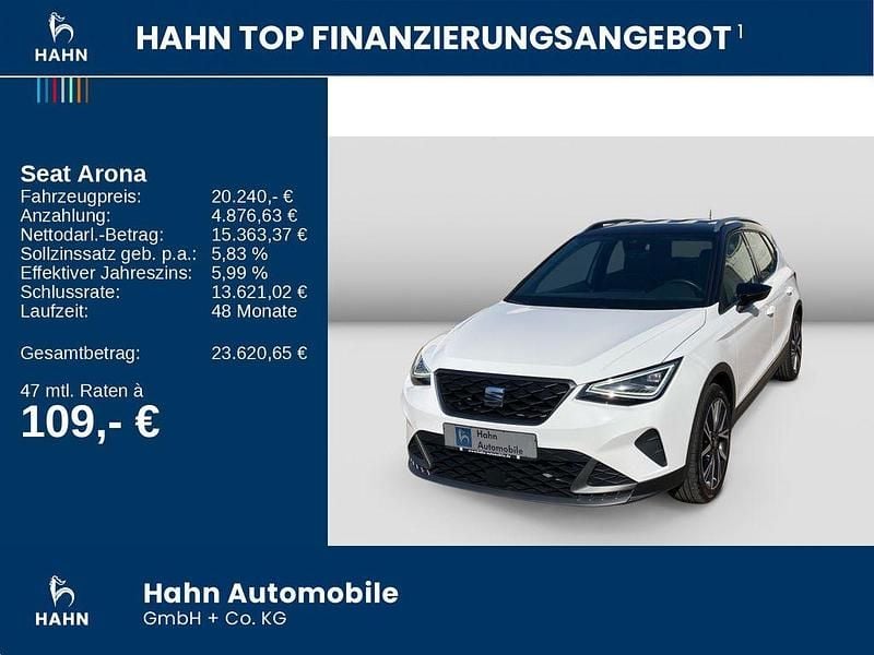 Gebraucht Seat Arona FR 150 PS (110 kW) 2023 "candy" weiss SUV