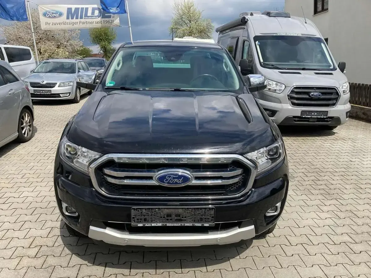 Gebraucht Ford Ranger Limited 212 PS (155 kW) 2021 Iridiumschwarz metallic Pickup
