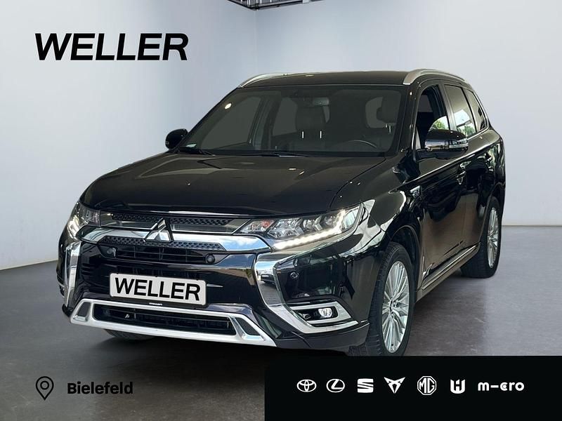 Schwarz Gebraucht 2019 Mitsubishi Outlander P-HEV Plus SUV | 22.490 € (Etwas zu teuer) - Bild 1/4