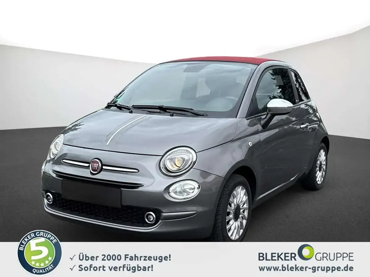 Gebraucht Fiat 500C Club 69 PS (50 kW) 2024 Dunkelgrau metallic Cabrio
