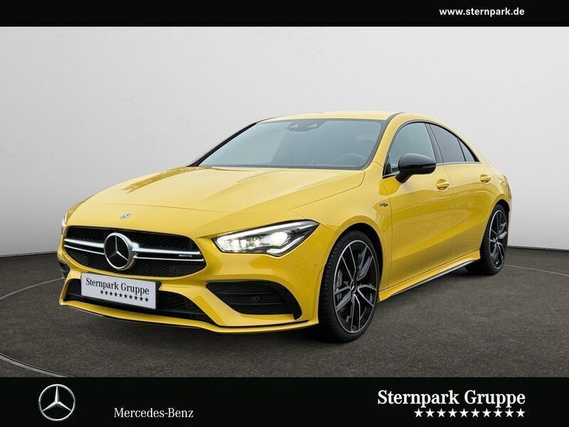 Gelb Gebraucht 2019 Mercedes CLA35 AMG AMG Limousine | 38.490 € (Fairer Preis) - Bild 1/4