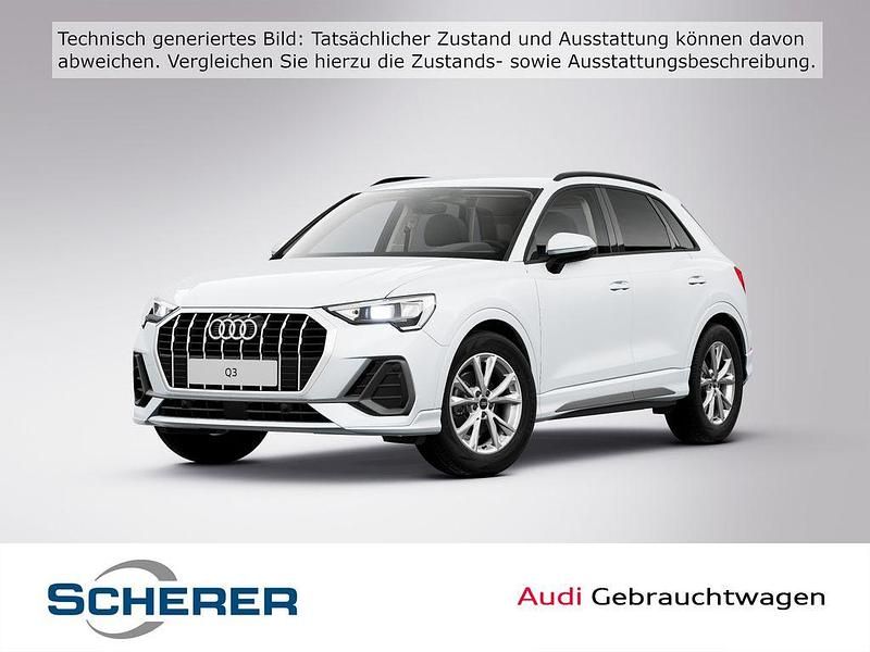 Gletscherweiß metallic (metallic) Gebraucht 2022 Audi Q3 S-Line SUV | 35.690 € (Fairer Preis) - Bild 1/4