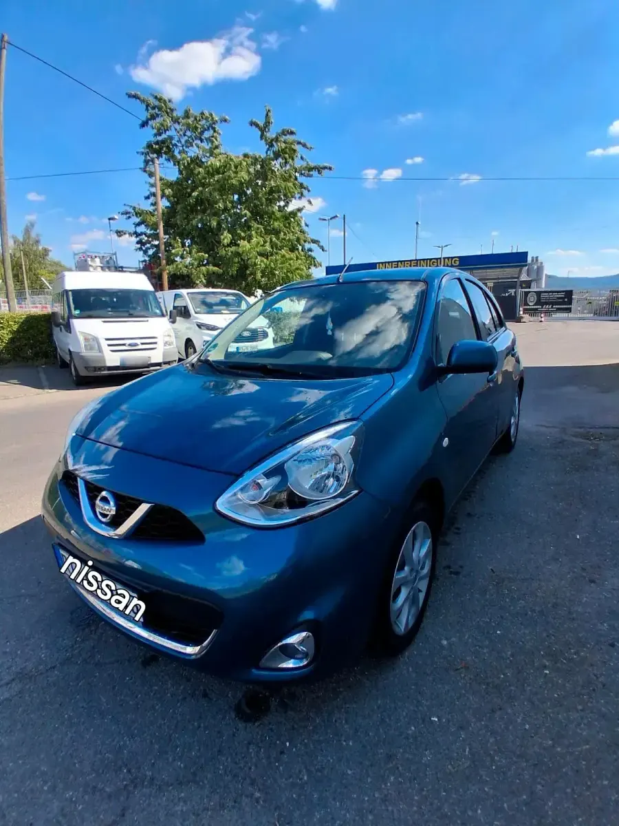 Gebraucht Nissan Micra 80 PS (58 kW) 2015 Blau Kleinwagen