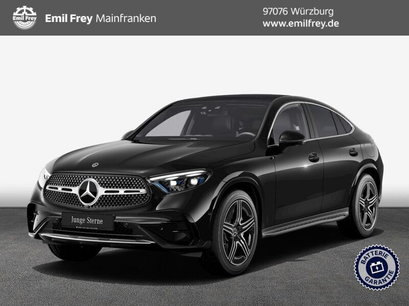 Schwarz Gebraucht 2024 Mercedes GLC300e AMG Coupé | 76.450 € (Fairer Preis) - Bild 1/3