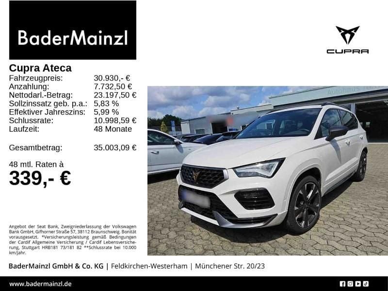 Weiß Gebraucht 2023 Cupra Ateca VZ SUV | 30.930 € (Superpreis) - Bild 1/3