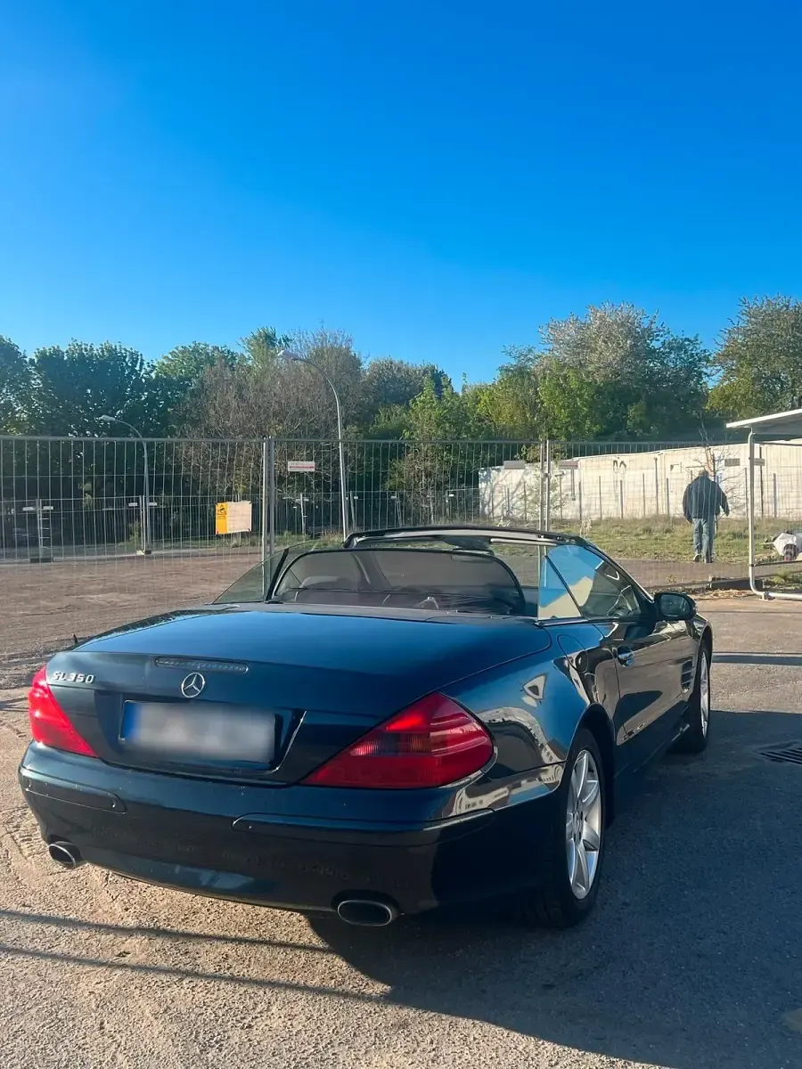 Gebraucht Mercedes SL350 2003 Blau Cabrio