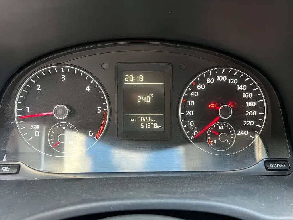 Gebraucht VW Caddy Trendline 75 PS (55 kW) 2012 Weiß Van / Kleinbus
