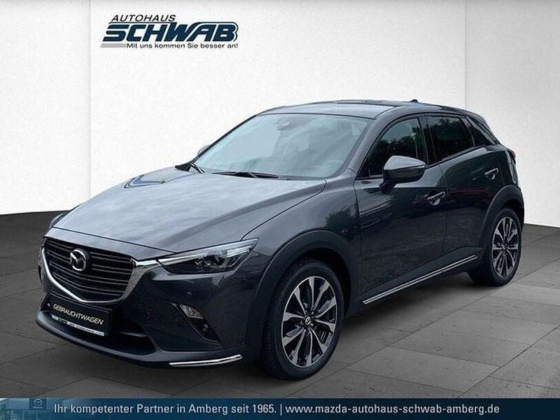 Grau Gebraucht 2021 Mazda CX-3 Selection SUV | 17.970 € (Guter Preis) - Bild 1/4