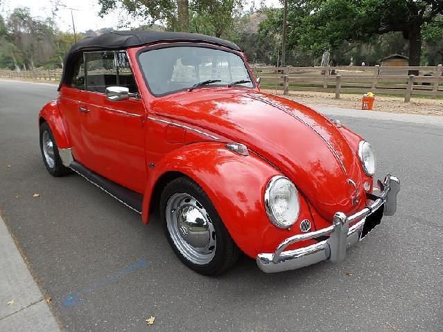 Gebraucht VW Beetle Cabriolet 56 PS (41 kW) 1956 Rot Cabrio