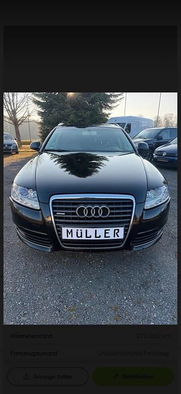 Usado Audi A6 190 HP (139 kW) 2010 Preto Carrinha