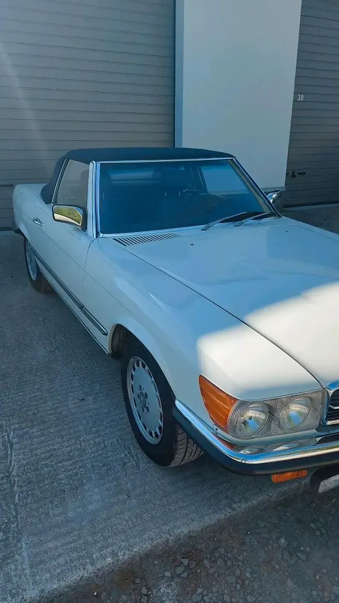 Gebraucht Mercedes SL380 155 PS (114 kW) 1983 Weiß Cabrio