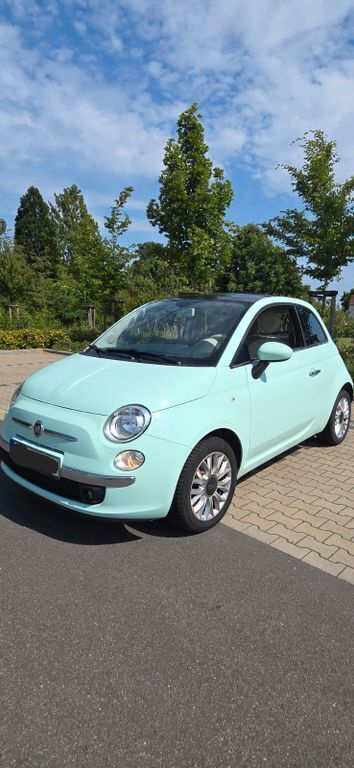 Grün Gebraucht 2014 Fiat 500C Lounge Cabrio | 6.700 € (Guter Preis) - Bild 1/4