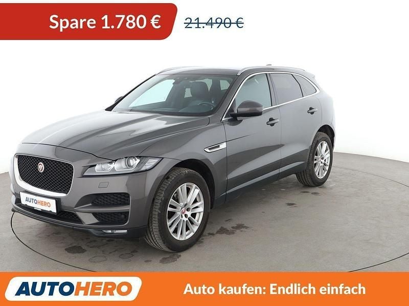 Grau Gebraucht 2017 Jaguar F-Pace Prestige SUV | 19.710 € (Fairer Preis) - Bild 1/3
