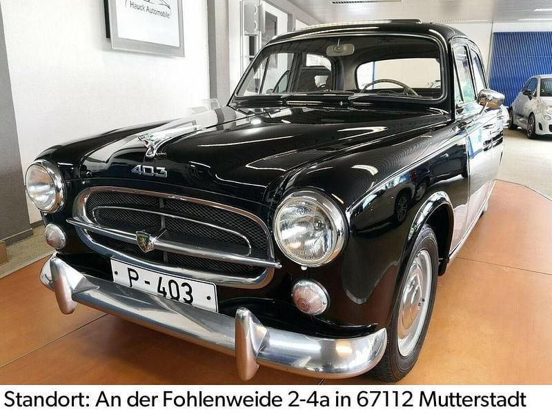 Schwarz Gebraucht 1958 Peugeot 403 S Limousine | 14.950 € - Bild 1/4
