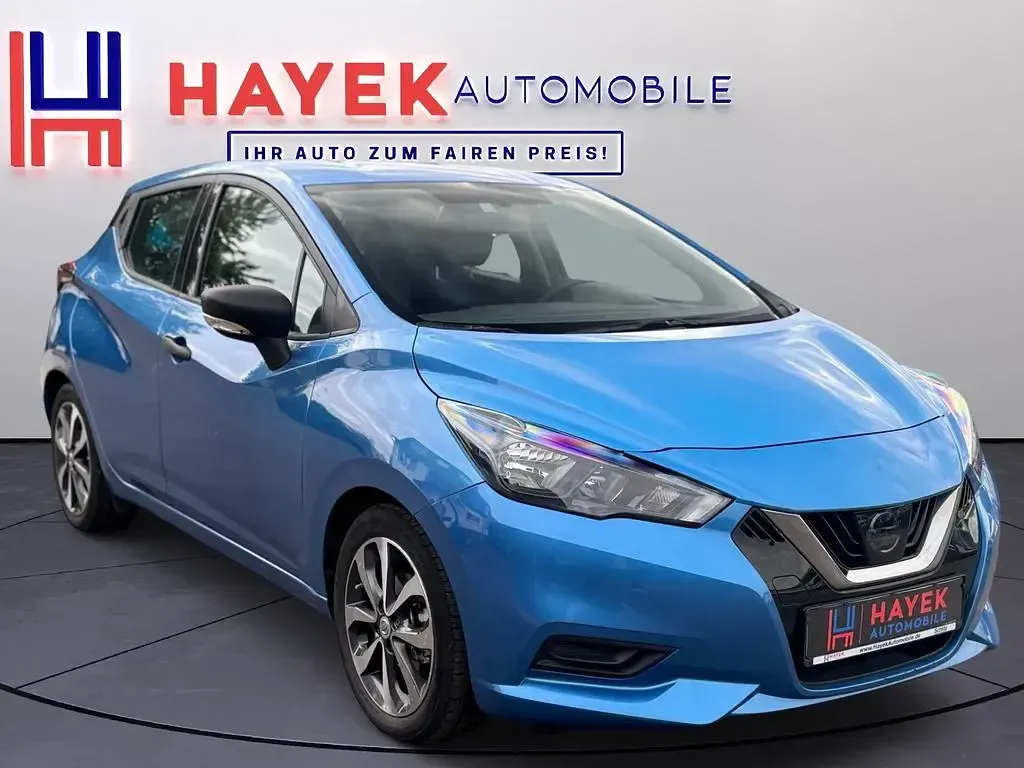 Gebraucht Nissan Micra Visia+ 92 PS (67 kW) 2021 Blau Kleinwagen