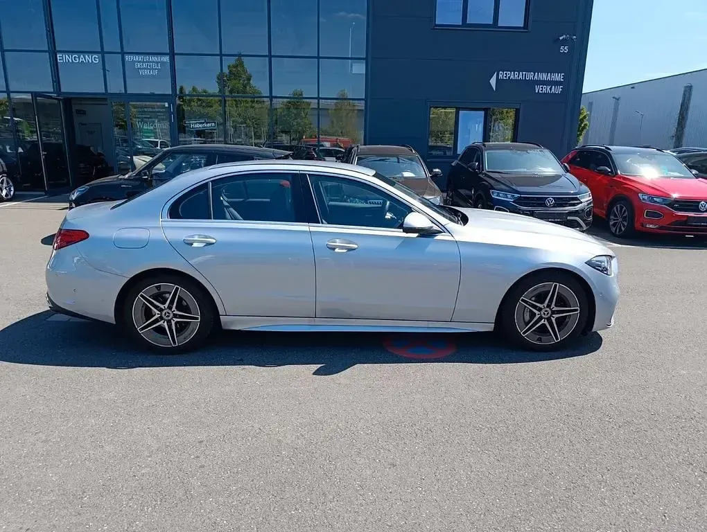Gebraucht Mercedes C200 AMG line 204 PS (150 kW) 2021 Silber Limousine