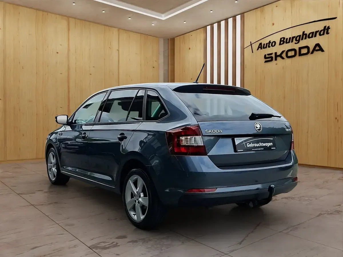Gebraucht Skoda Rapid Clever 96 PS (70 kW) 2019 Quarzgrau Kleinwagen