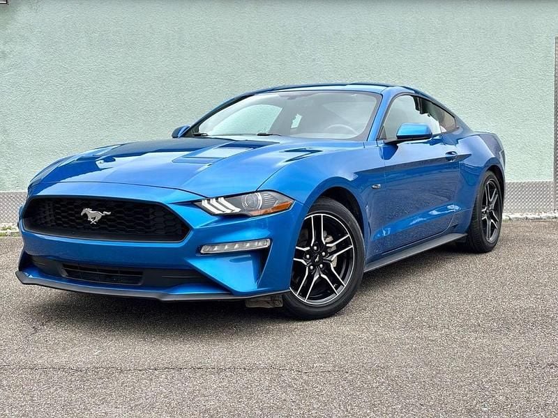 Second-hand Ford Mustang 314 CP (230 kW) 2020 Albastru Coupe