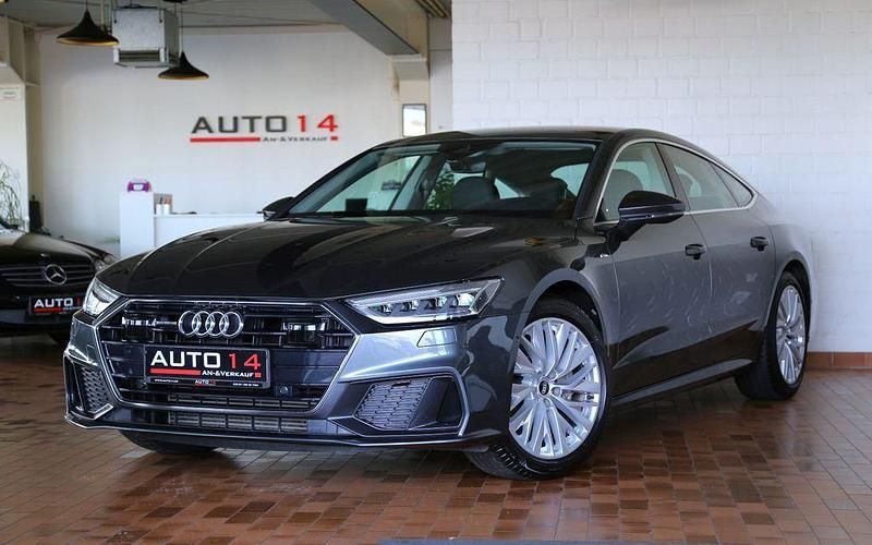 Grau Gebraucht 2021 Audi A7 Sportback S-Line Kleinwagen | 36.990 € (Superpreis) - Bild 1/4