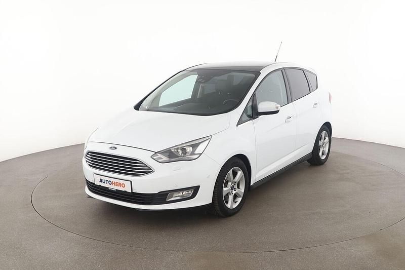 Weiß Gebraucht 2016 Ford C-MAX Titanium Van / Kleinbus | 13.860 € (Etwas zu teuer) - Bild 1/3