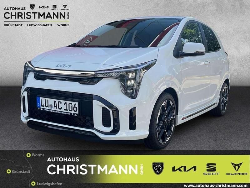 Schneeweiss Gebraucht 2025 Kia Picanto GT-Line Kleinwagen | 17.490 € (Guter Preis) - Bild 1/4