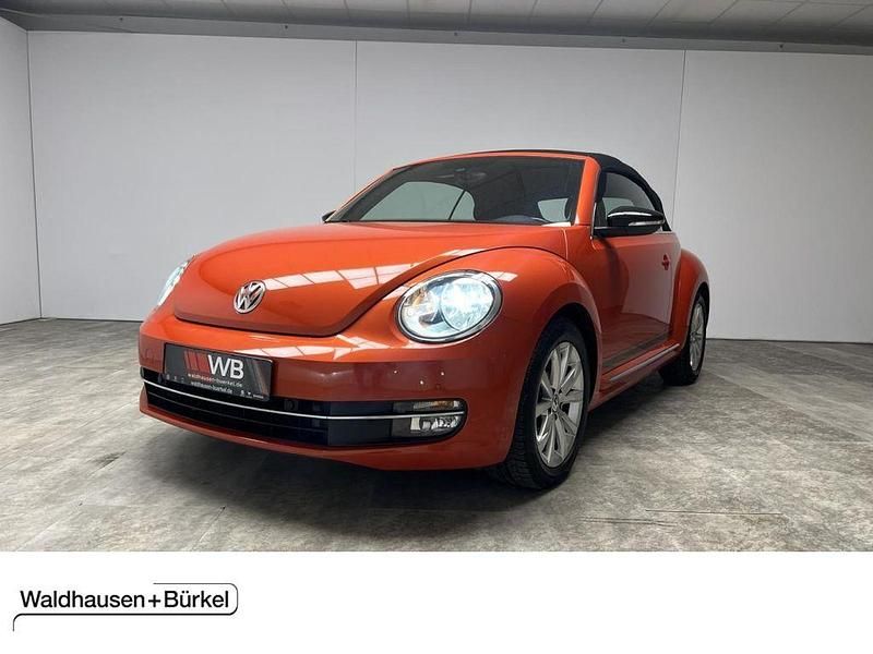 Habanero orange (metallic) Gebraucht 2015 VW Beetle CLUB Cabrio | 15.500 € (Fairer Preis) - Bild 1/4