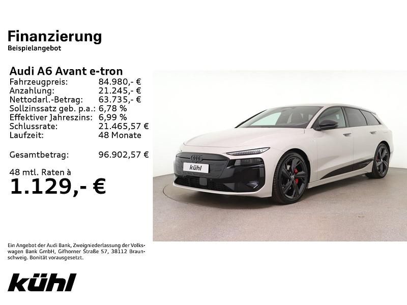 Ny Audi A6 e-tron Performance 269 kW (367 HK) 2026 Beige Stationcar