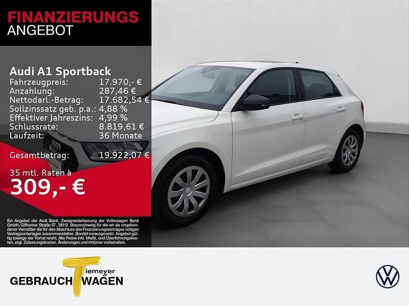 Gebraucht Audi A1 Sportback Comfort 95 PS (69 kW) 2023 Weiß Kleinwagen