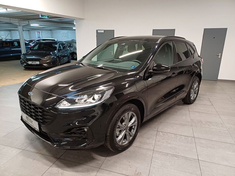 Obsidianschwarz metallic Gebraucht 2023 Ford Kuga ST-Line SUV | 27.950 € (Guter Preis) - Bild 1/3