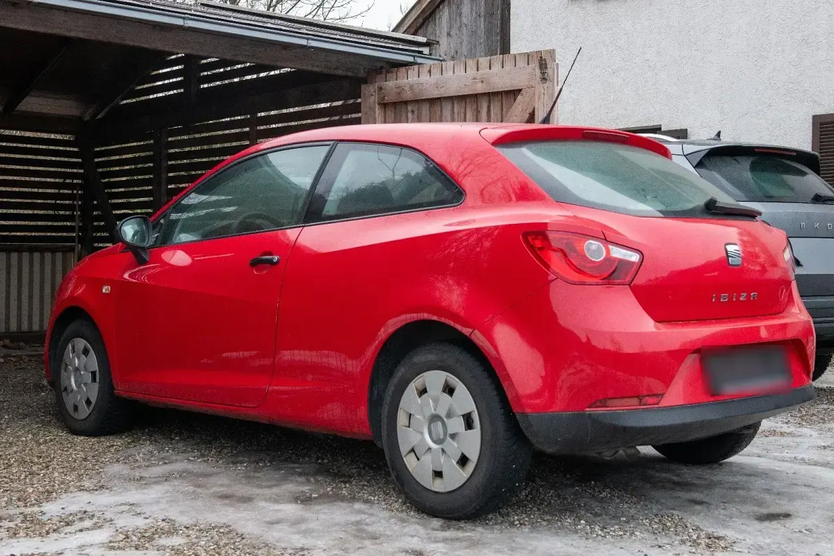Gebraucht Seat Ibiza SC Reference 86 PS (63 kW) 2009 Rot Kleinwagen