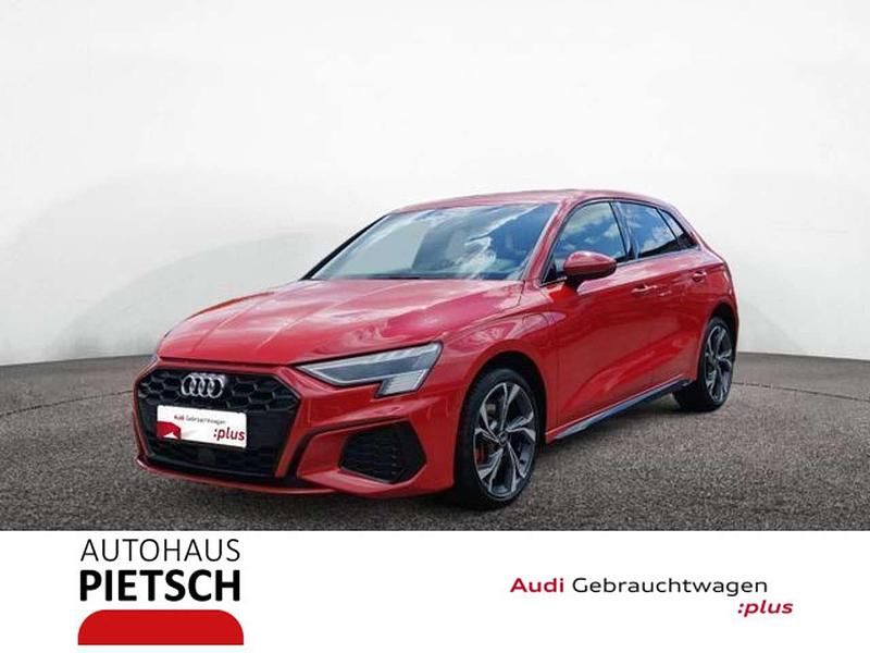 Tangorot metallic Gebraucht 2021 Audi A3 e-tron S-Line Kleinwagen | 28.770 € (Etwas zu teuer) - Bild 1/4