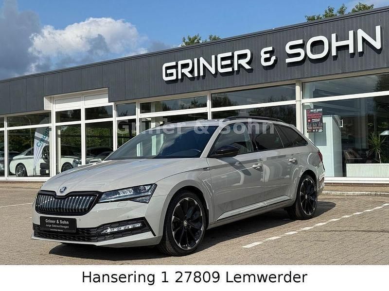 Grau Gebraucht 2020 Skoda Superb SportLine Kombi | 24.450 € (Guter Preis) - Bild 1/4