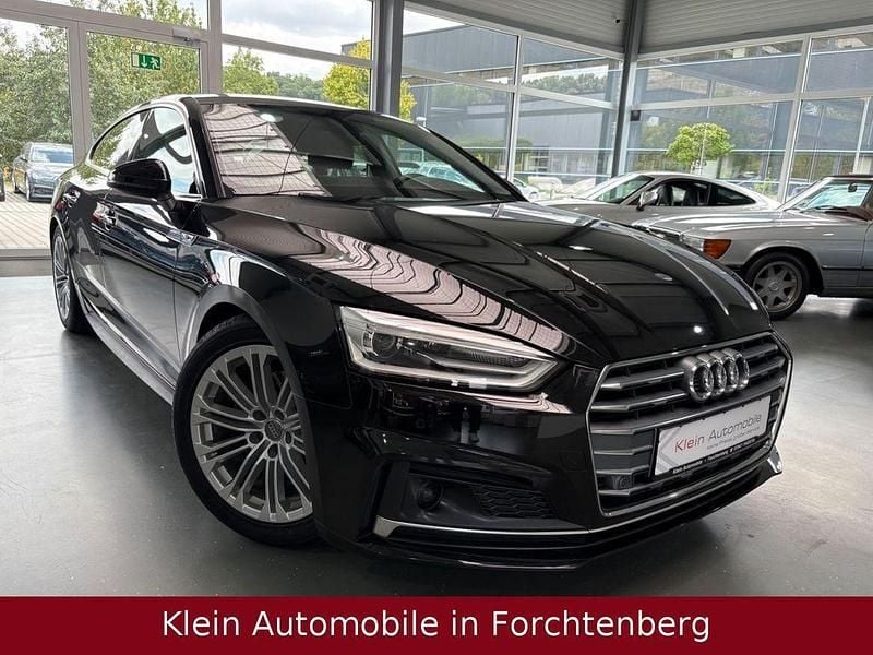 Mythosschwarz metallic Gebraucht 2019 Audi A5 S-Line Coupé | 22.990 € (Superpreis) - Bild 1/4