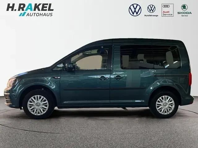 Gebraucht VW Caddy Trendline 84 PS (61 kW) 2018 Grün Van / Kleinbus