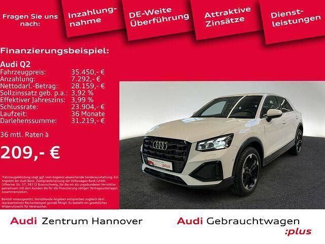 Gebraucht Audi Q2 Advanced Plus 150 PS (110 kW) 2024 Gletscherweiß metallic SUV