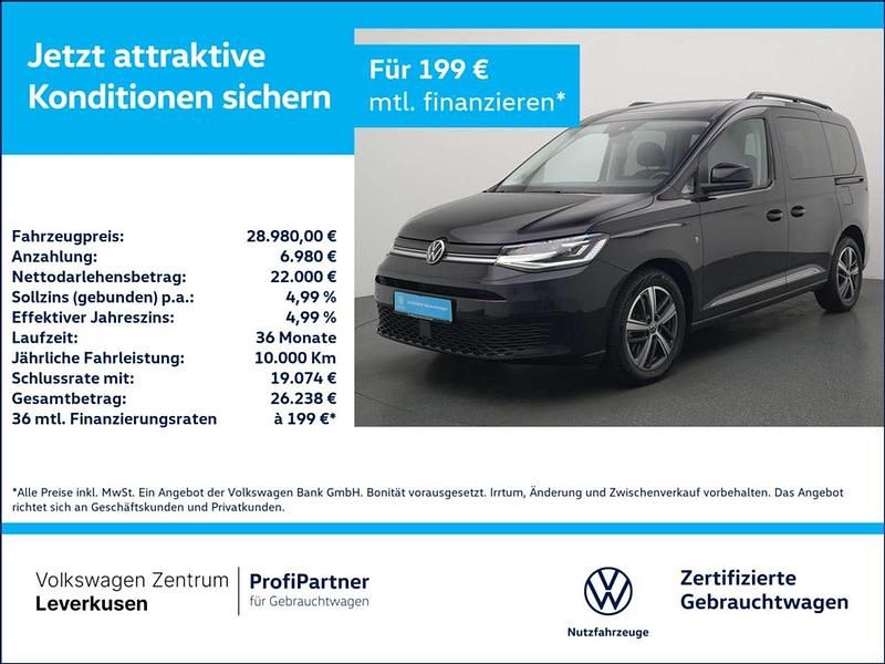 Deep black Gebraucht 2021 VW Caddy Move Van / Kleinbus | 28.980 € (Guter Preis) - Bild 1/4