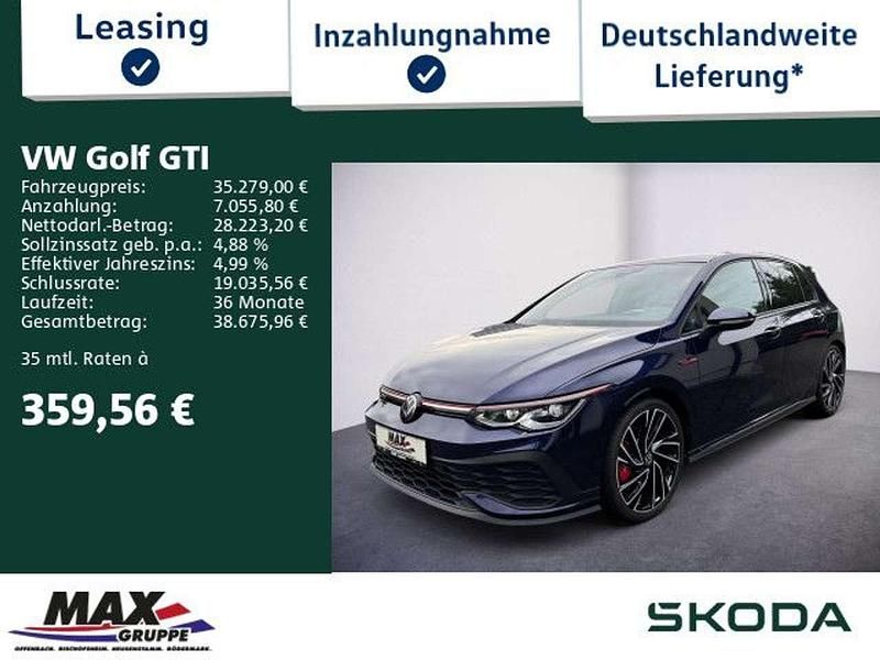 Blau Gebraucht 2023 VW Golf VIII GTI Clubsport Limousine | 35.279 € (Fairer Preis) - Bild 1/3
