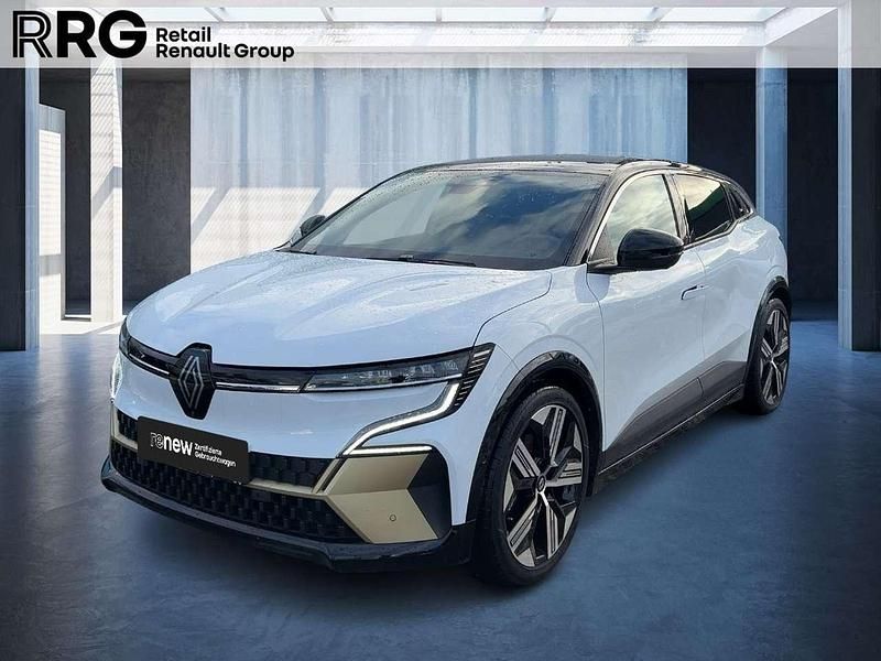 Arktisweiß mit dach in black Gebraucht 2022 Renault Megane E-Tech Iconic Limousine | 24.990 € (Superpreis) - Bild 1/3