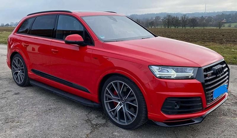 Second-hand Audi SQ7 435 CP (319 kW) 2017 Roșu SUV