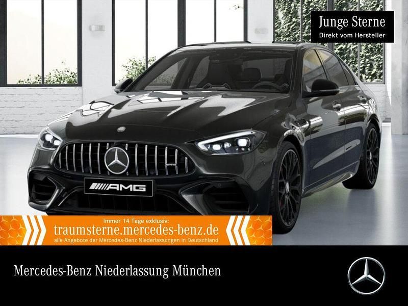 Grau Gebraucht 2024 Mercedes C63S AMG Night Limousine | 80.890 € (Fairer Preis) - Bild 1/3