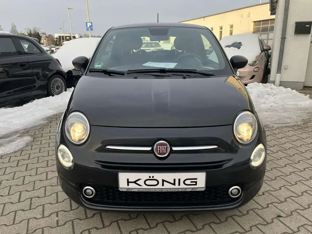 Gebraucht Fiat 500 69 PS (50 kW) 2023 Vesuvio schwarz (5ce) Kleinwagen