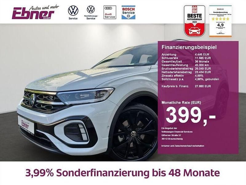 Pure white Gebraucht 2022 VW T-Roc Style SUV | 27.880 € (Teuer) - Bild 1/4